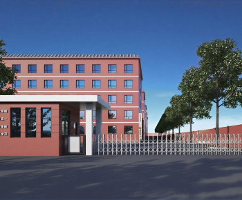 Modern Public Building-ID:350558044