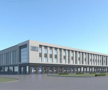 Modern Appearance Of Commercial Building-ID:214268926