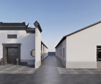 New Chinese Style Building Appearance-ID:952246901