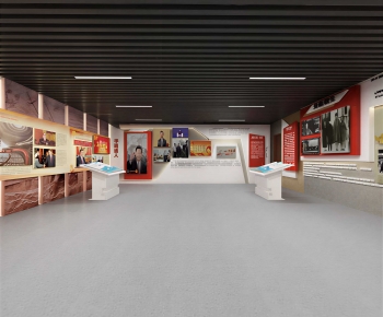 Modern Exhibition Hall-ID:296487098