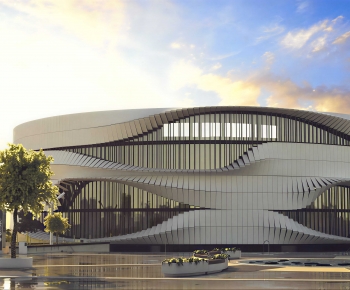 Modern Architecture Of Artistic Style-ID:993549118