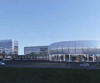 Modern Building Appearance-ID:523489009
