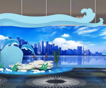 Modern Exhibition Hall-ID:440607075