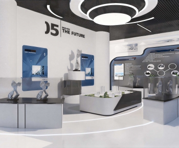 Modern Exhibition Hall-ID:652015926