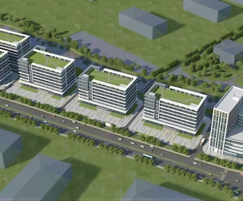 Modern Architectural Bird's-eye View Planning-ID:478594061