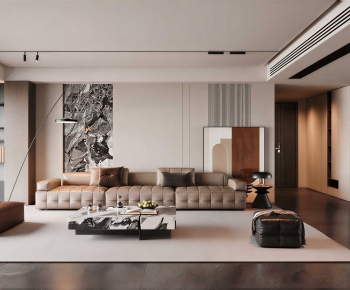 Modern A Living Room-ID:988354927