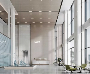 Modern Office Reception Desk-ID:419397128