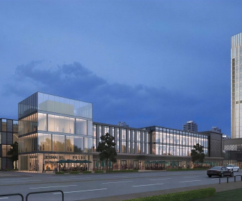Modern Appearance Of Commercial Building-ID:587610966