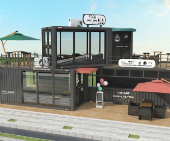 Modern Building Appearance-ID:483803998