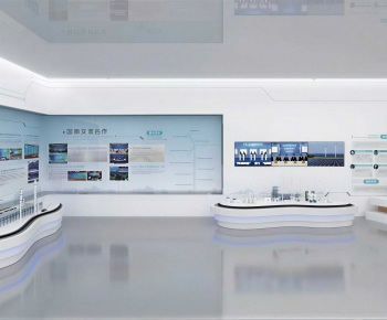 Modern Exhibition Hall-ID:129007108