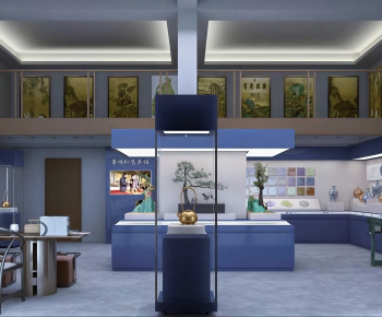 New Chinese Style Exhibition Hall-ID:149435044