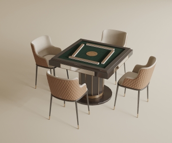 Modern Mahjong Tables And Chairs-ID:421767957