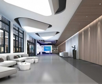 Modern Office Reception Desk-ID:678883081