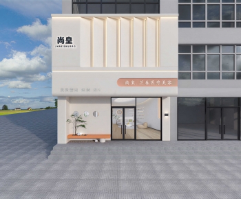 Modern Facade Element-ID:399336106