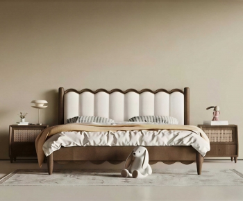 Modern Double Bed-ID:317264088