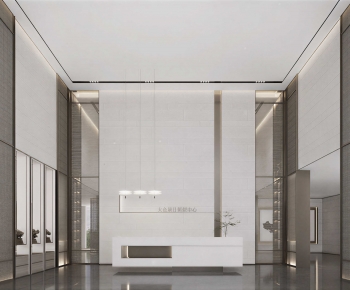 Modern Office Reception Desk-ID:451271061