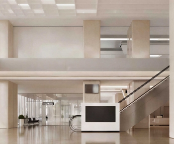 Modern Office Reception Desk-ID:979645973