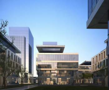 Modern Building Appearance-ID:443290953