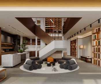 Modern A Living Room-ID:533793933