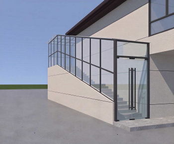 Modern Glass Sunshine Room-ID:733633043