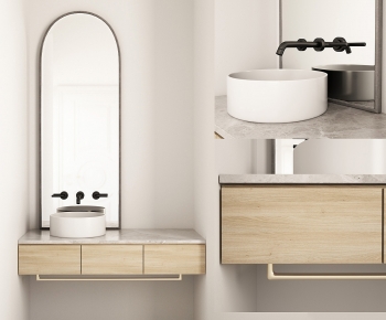 Modern Bathroom Cabinet-ID:546905046