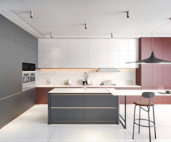 Modern Open Kitchen-ID:124424936