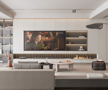 Modern A Living Room-ID:787749354