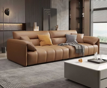 Modern Three-seat Sofa-ID:203322895