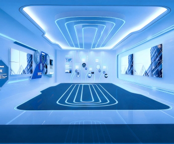 Modern Exhibition Hall-ID:563586001