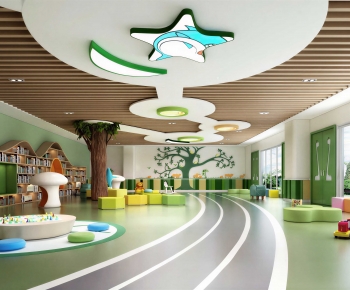 Modern Children's Kindergarten-ID:542080493