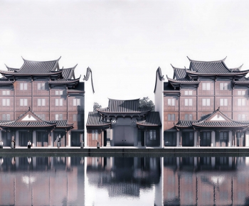 Modern Appearance Of Commercial Building-ID:820658921