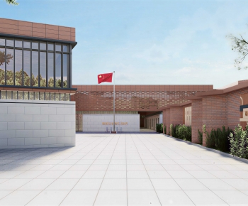 Modern Building Appearance-ID:676261909