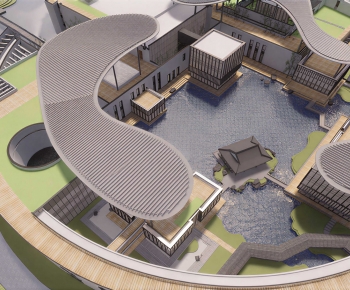Modern Building Appearance-ID:458314908