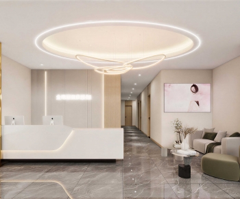 Modern Office Reception Desk-ID:764570272