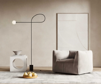 Modern Single Sofa-ID:499353897