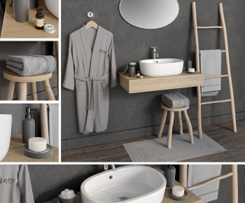 Modern Bathroom Cabinet-ID:710278993