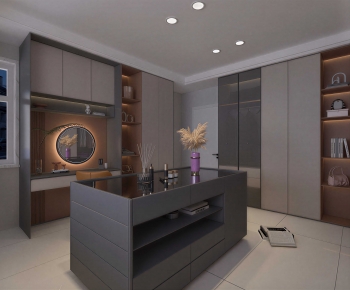 Modern Clothes Storage Area-ID:845119958