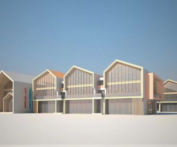 Modern Appearance Of Commercial Building-ID:987889057