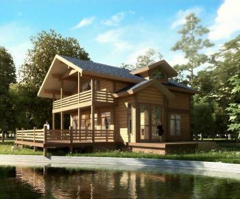 New Chinese Style Building Appearance-ID:790803915