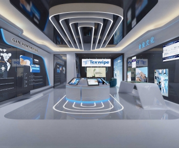 Modern Exhibition Hall-ID:212400912