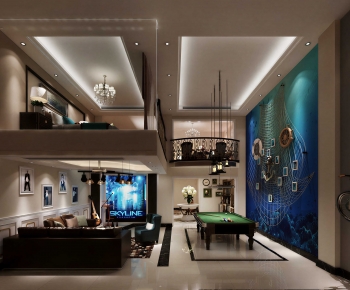 Modern A Living Room-ID:846894986