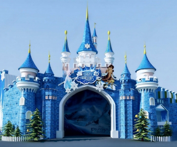 European Style Building Appearance-ID:931238898