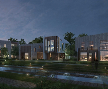 Modern Villa Appearance-ID:936665063