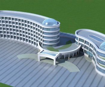 Modern Appearance Of Commercial Building-ID:820425032