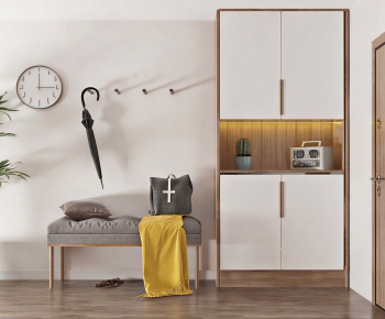 Nordic Style Shoe Cabinet-ID:867935907