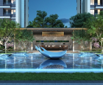 Modern Courtyard/landscape-ID:494168043