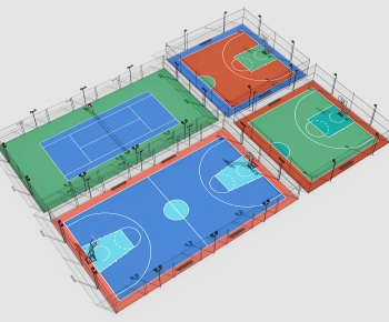 Modern Outdoor Sports Stadium-ID:309226043