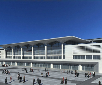 Modern Appearance Of Commercial Building-ID:242255937