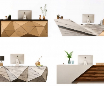 Modern Reception Desk-ID:541686063
