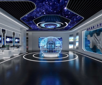 Modern Office Products Exhibition Hall-ID:291420945